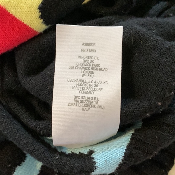 Peace Love World Womens Jacquard Sweater Cardigan Black Snap Front - Picture 13 of 14